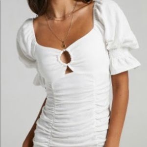 Showpo Coty dress in white